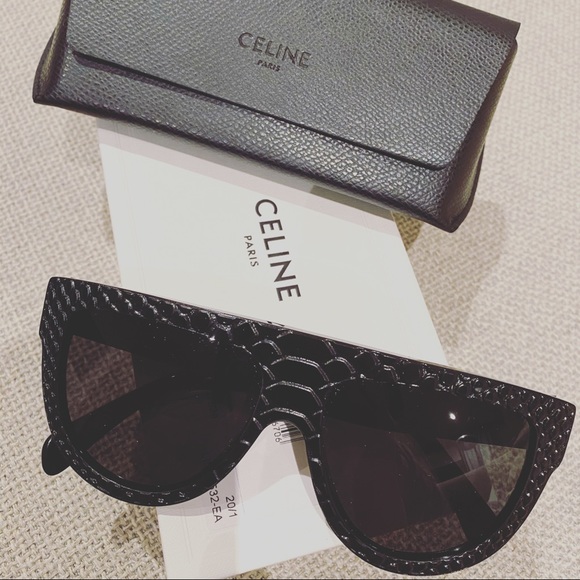 LIKE NEW CELINE FLAT TOP SUNGLASSES - Picture 1 of 11